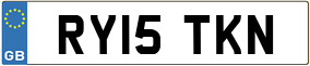 Truck License Plate